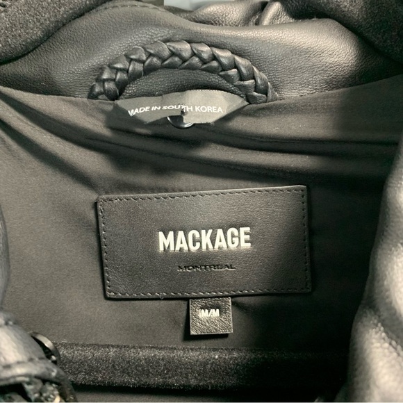 MACKAGE Lennox Lamb Leather Jacket - Picture 11 of 13